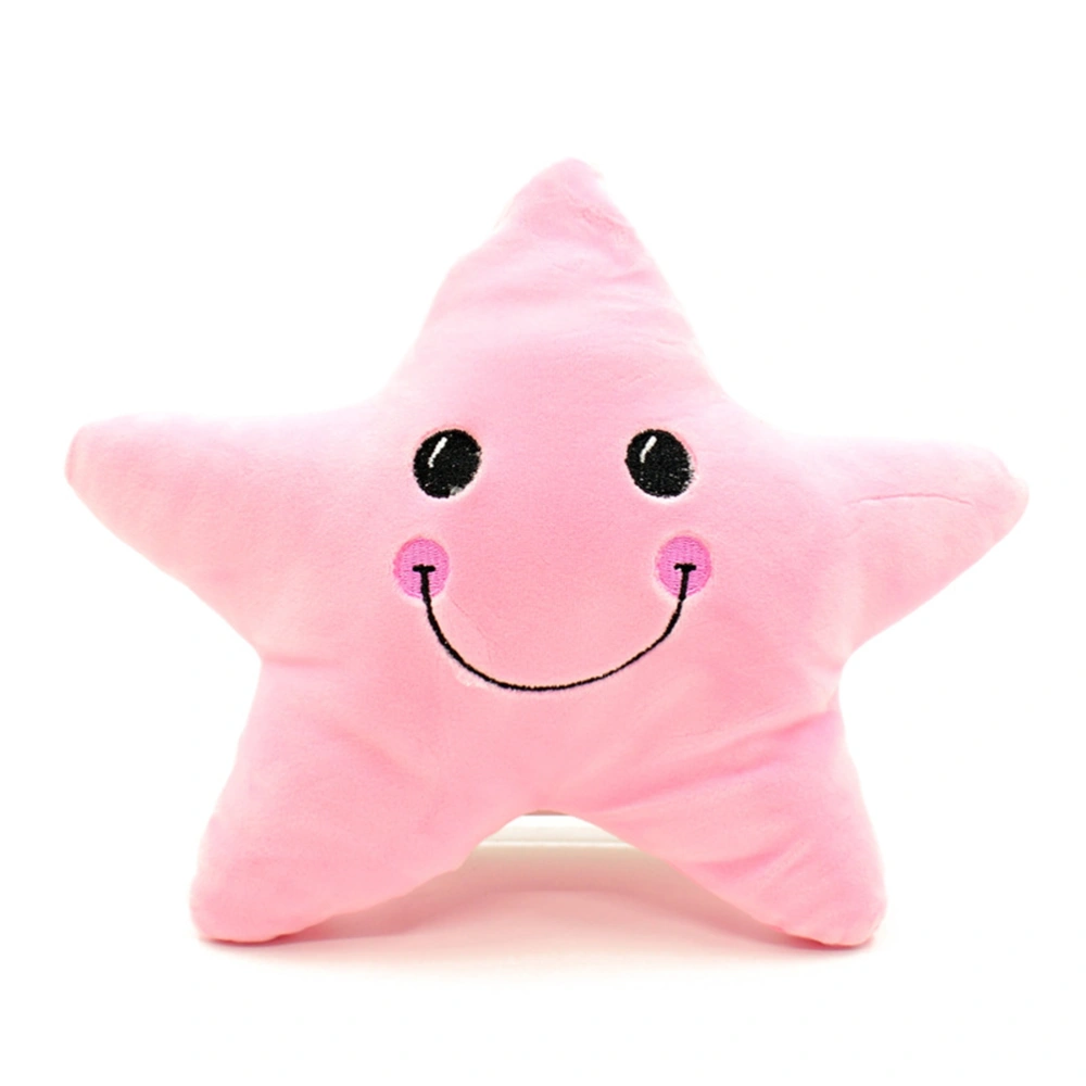 1PC Stuffed Plush Pendant Star Shaped Sucker Wall Hanging Decorative Ornament for Home (Random Color)