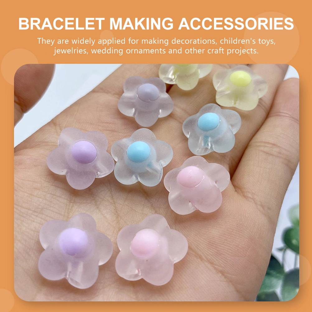 1 bag of Acrylic Loose Beads DIY Loose Beads Jewelry Making Spacer Beads