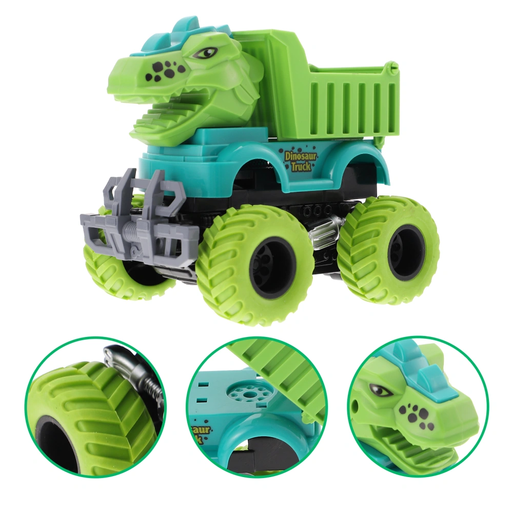 Sliding Car Toy Dinosaur Engineering Shape Toy Children's Pressure Car Plaything