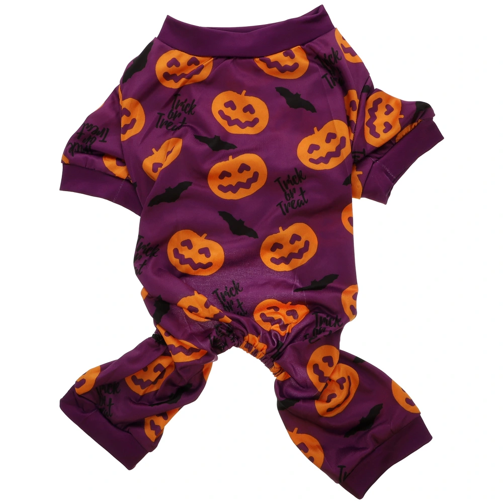 1Pc Halloween Dog Clothes Printing Pet Clothing Decorative Small Puppy Garment