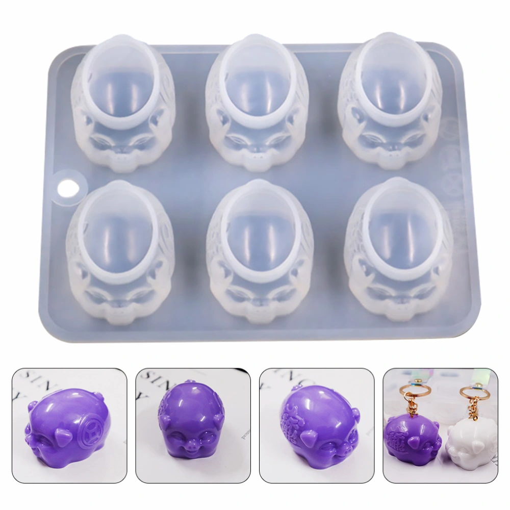 Adorable Pig Series Resin Silicone Mould Casting Epoxy Mold for DIY Resin Crafts