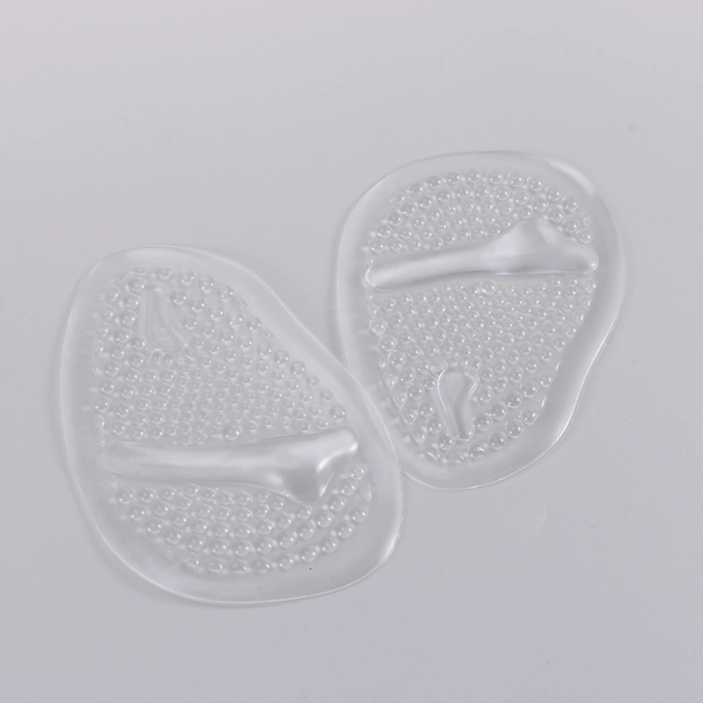 2 Pairs of Transparent Insole Protective Insole for High Heel Shoes Sandal (Transparent)