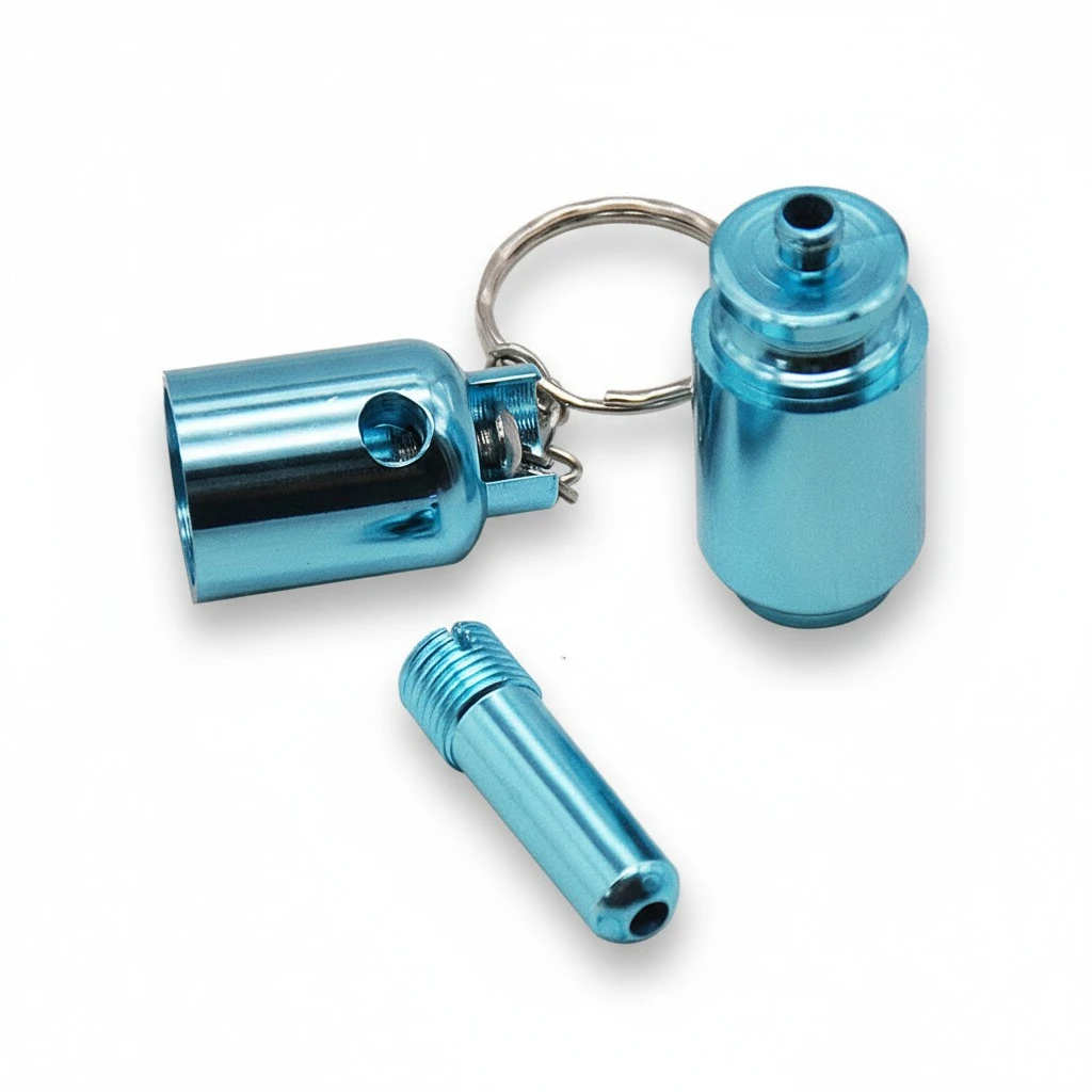 2PCS Gas Tank Shape Gas Cylinder Key Chain Detachable Key Ring Removable Keychain