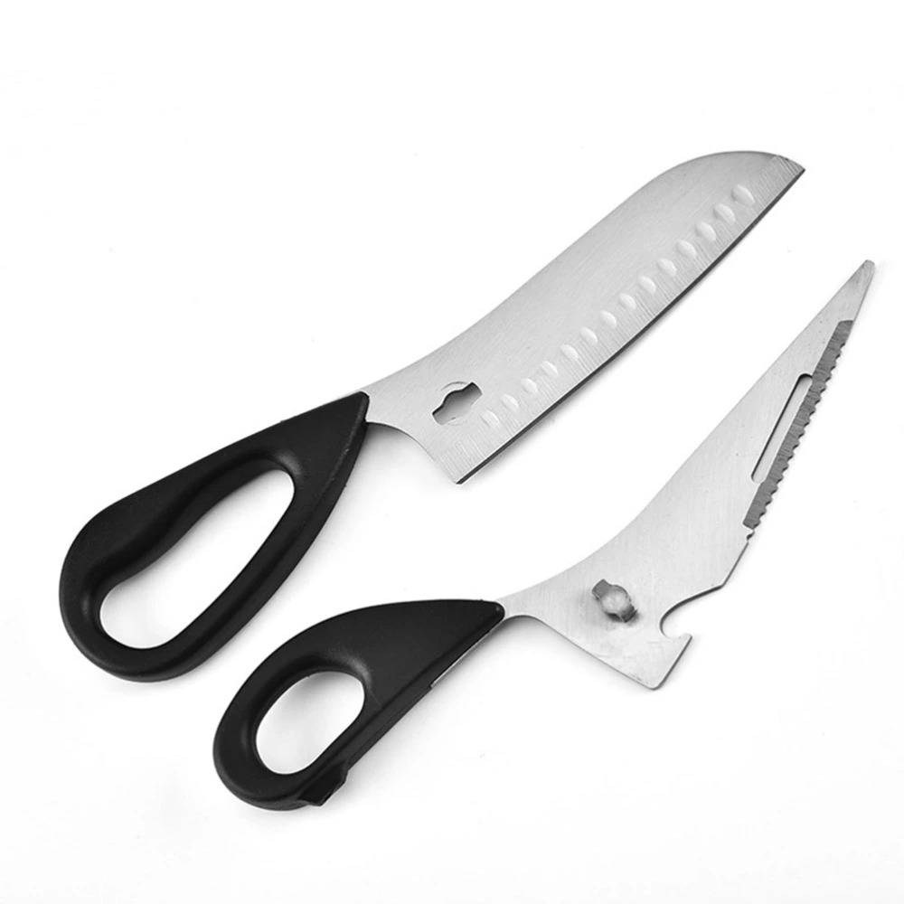 1PC Detachable Kitchen Scissors Multifunctional Utensils Stainless Steel Food Scissors Chicken Bone Scissors with Lid Opener