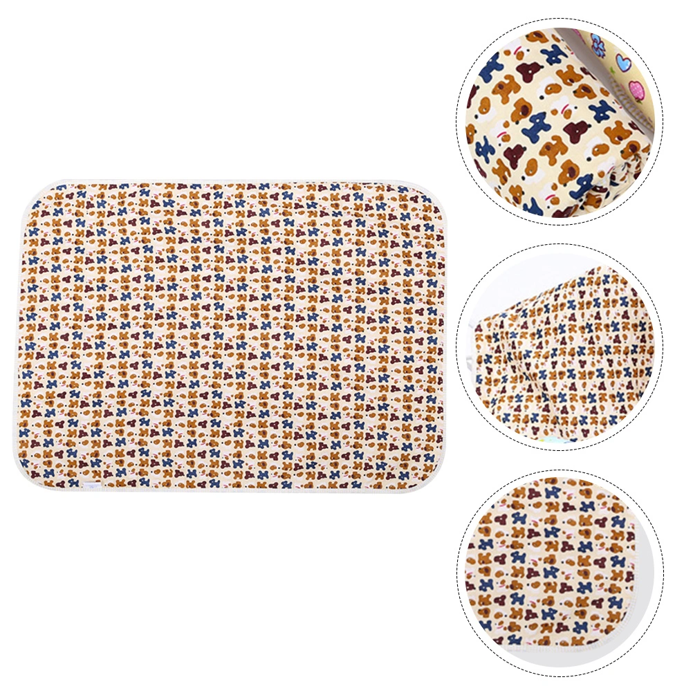 1pc Baby Urinal Pad Waterproof Bed Pad Cotton Infant Piss Mat Diaper Cushion