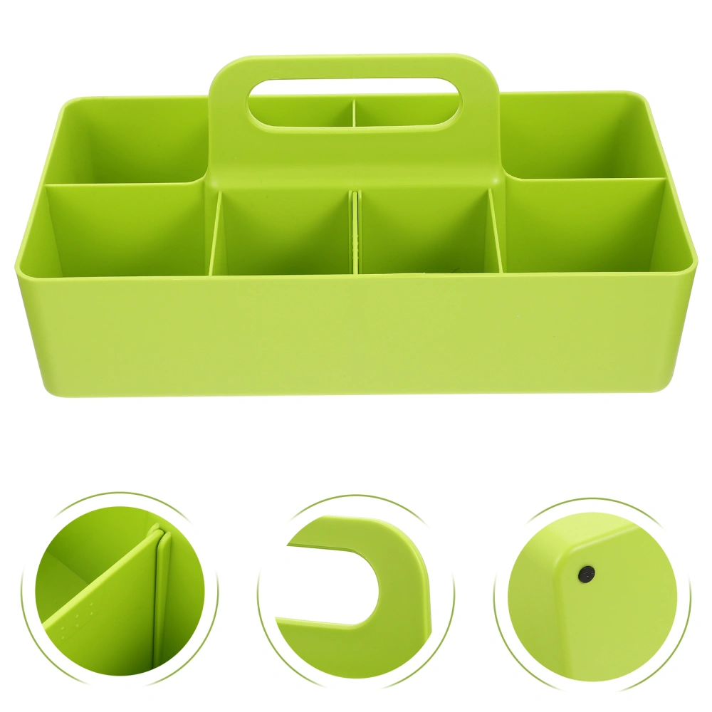 Hand-held Storage Box Compartments Storage Box Desktop Organizing Basket