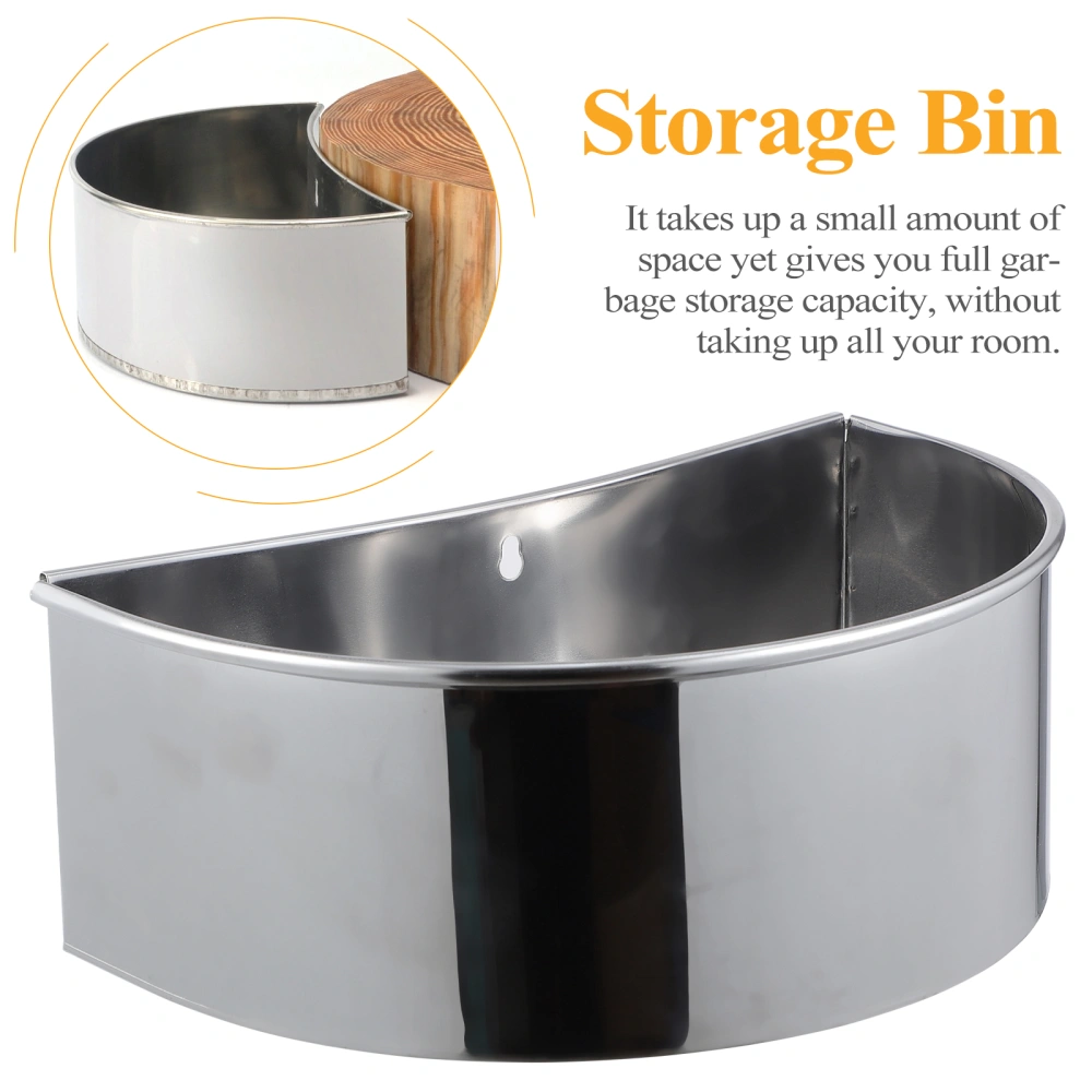 Stainless Steel Garbage Case Holder Kitchen Dumpster Chopping Board Trash Cabinet