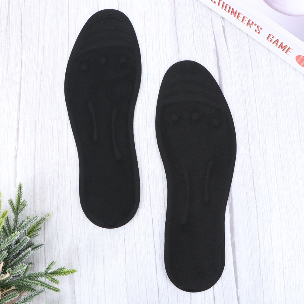 1 Pair Glycerol Liquid Insoles Sweat-absorbing Shoe Pads Depression Foot Massage Cushion Size