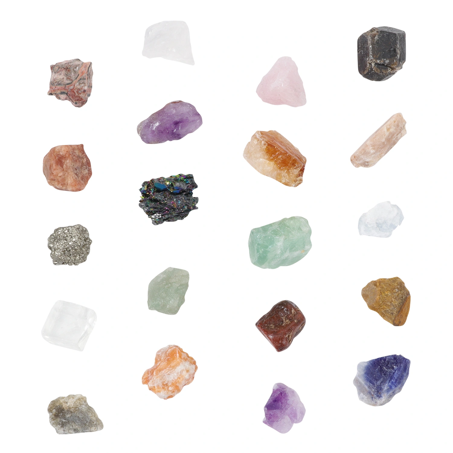 1 Box Crystal Healing Kits Reiki Healing Crystal Chakra Stones (Colorful)