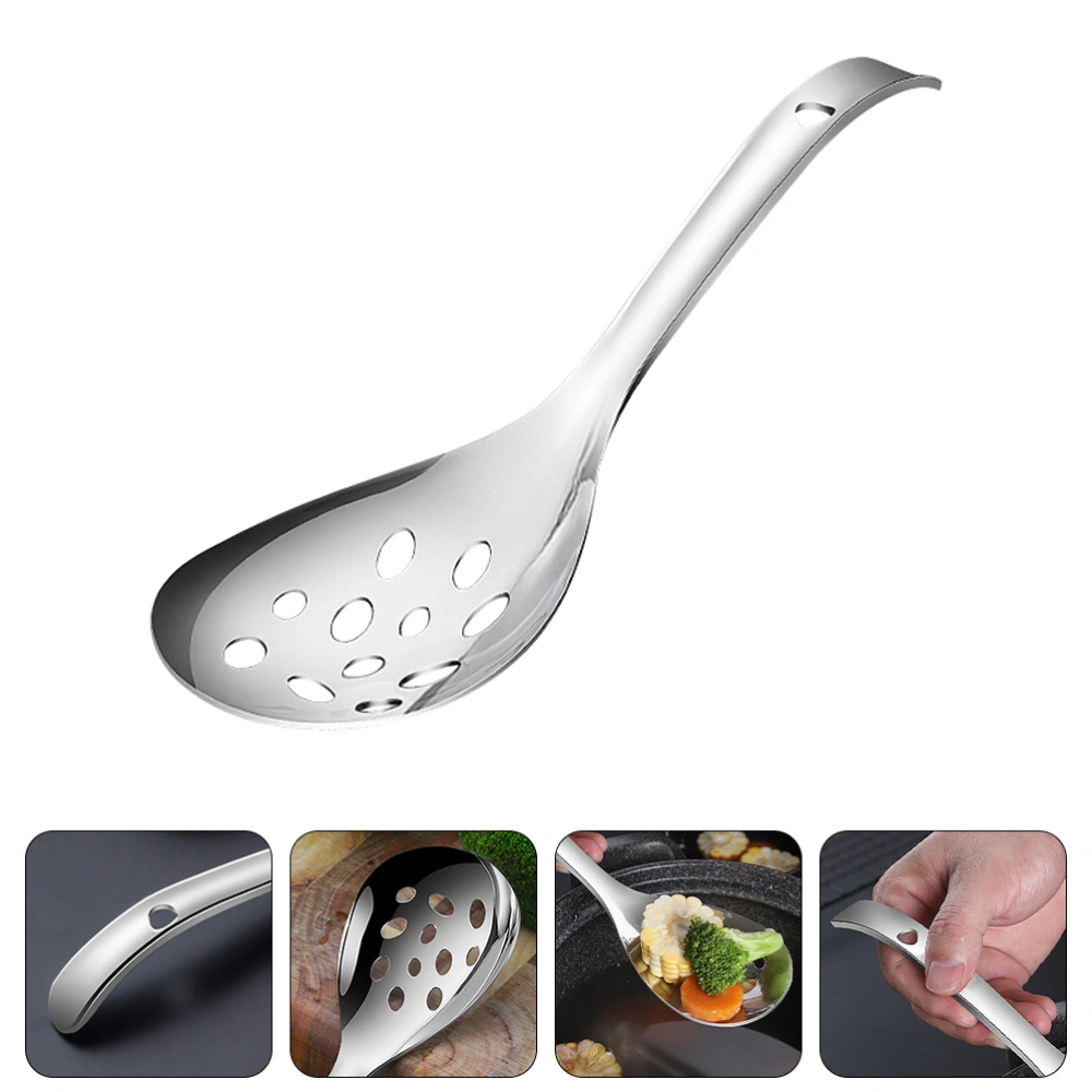 Multi-functional Slotted Spoon Stainless Steel Spoon Lightweight Draining Colander