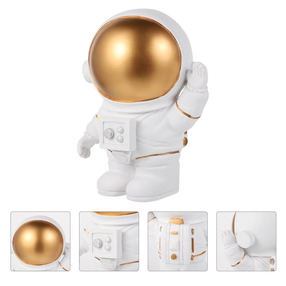 Delicate Resin Astronaut Lovely Astronaut Sculpture Figurine Spaceman Figurine