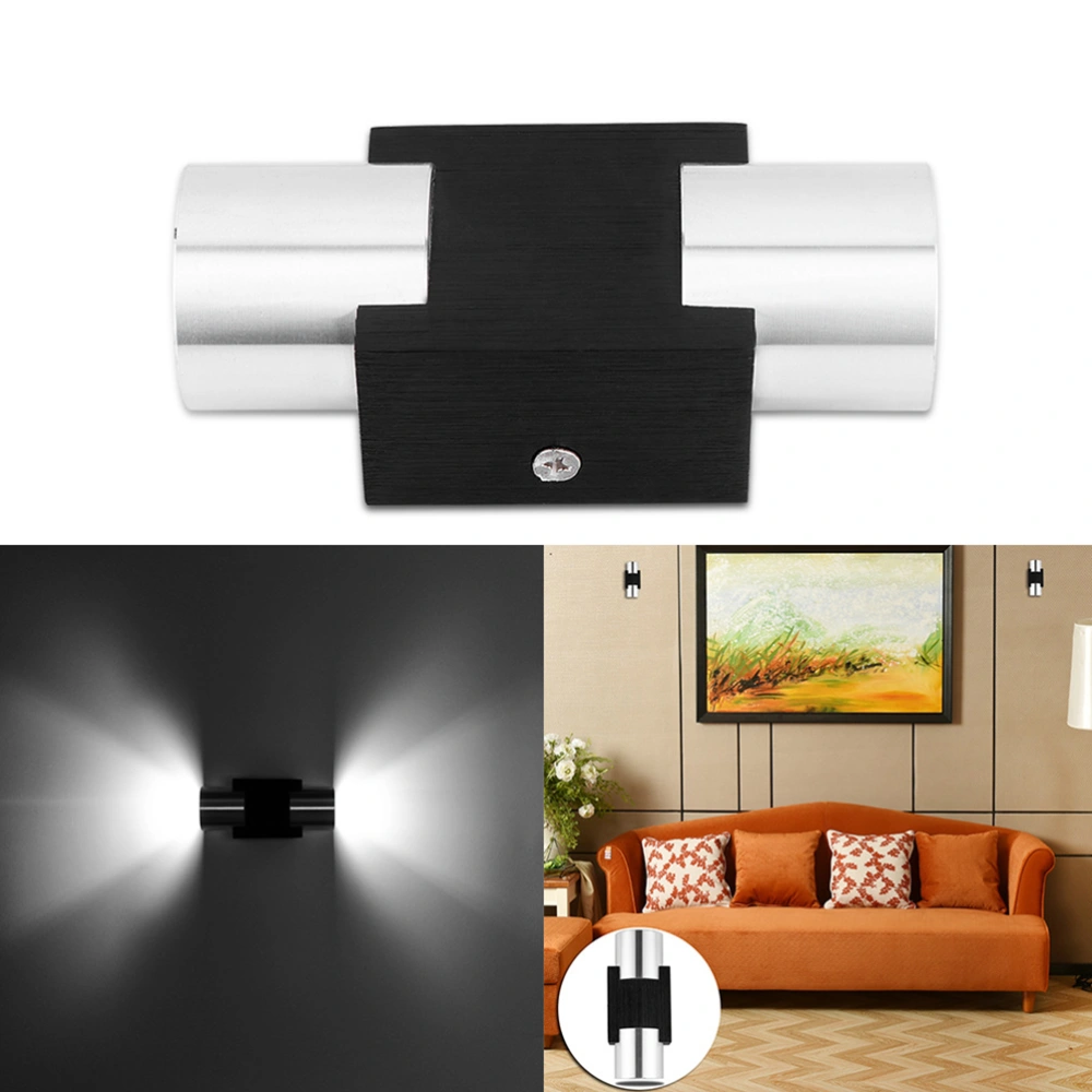 LED Modern Up and Down Shine Wall Lamp Practical Creative Wall Lamp for Home Store (Warm Color)