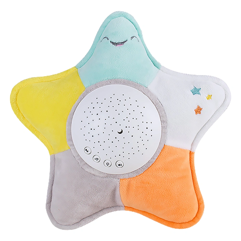 1Pc Baby Soothing Music Toy Pentagram Shaped Projection Lamp Without Battery