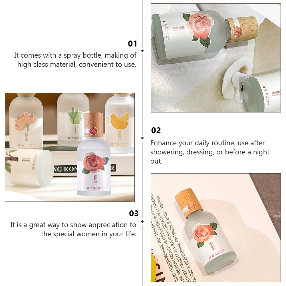 1pc 50ml Girl Perfume Light Fragrance Woman Perfume Natural Fresh Perfume