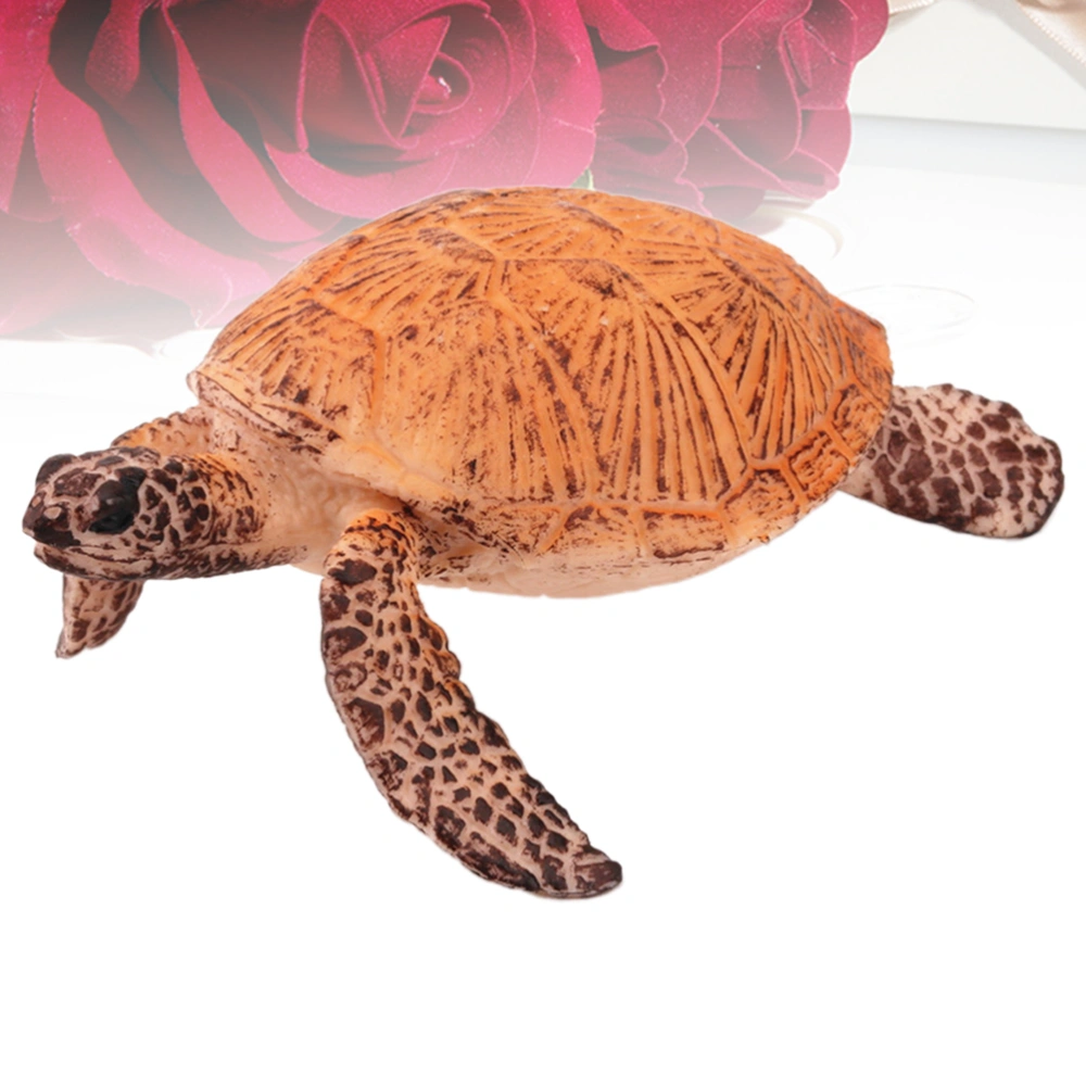 1pc Plastic Toy Lifelike Turtles Toys Adornment Wildlife Model Static Mini Ornament for Kids