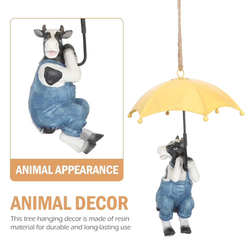 Simulation Animal Shape Hanging Decor Resin Garden Hanging Ornament Resin Craft