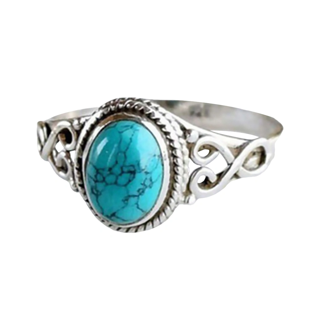 Turquoise Ring Engagement Jewelry Aesthetic Rings Birthday Gifts For Women