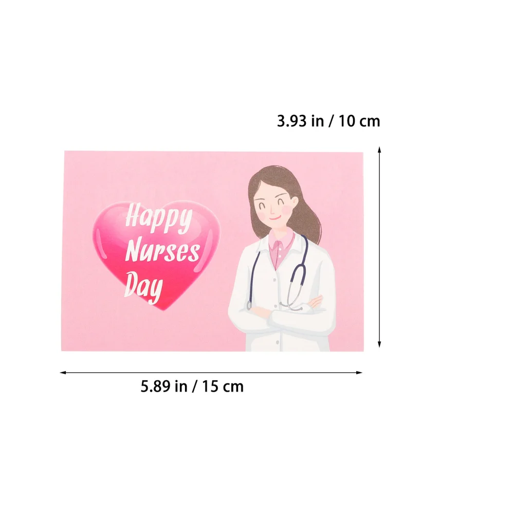 2 Sets International Nurses Day Greeting Cards Appreciate Greeting Card for Medical Staff