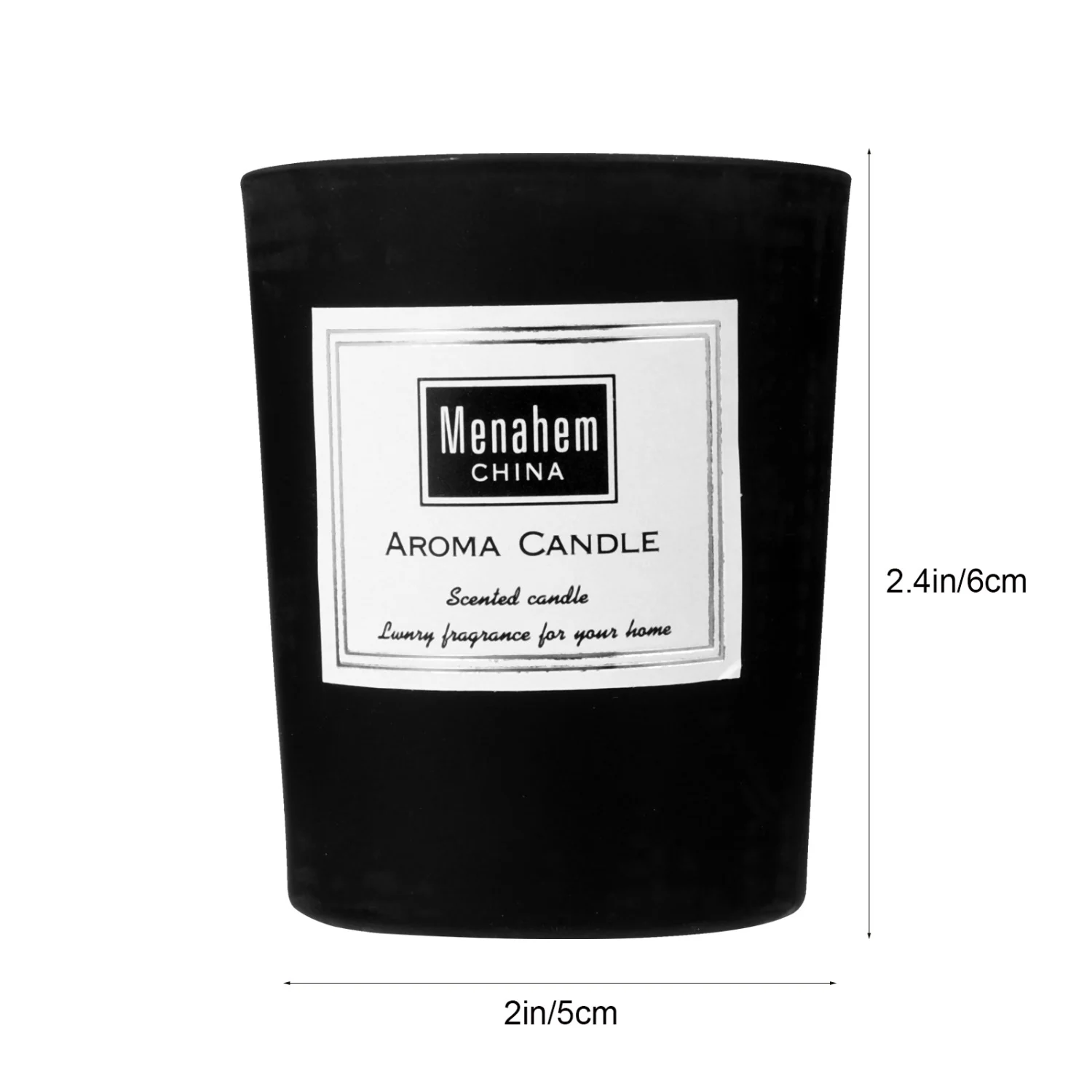 2pcs Delicate Scented Candle Unique Aromatherapy Candle Glass Cup Candles