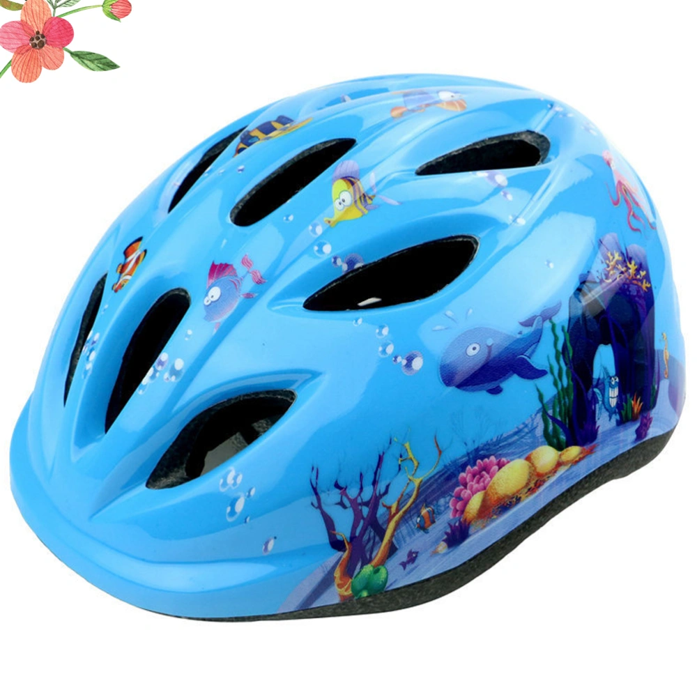 1PC Kid's Helmet Sports Protective Gear Head Protector Guard for Children Cycling Skating Scooter (Blue)