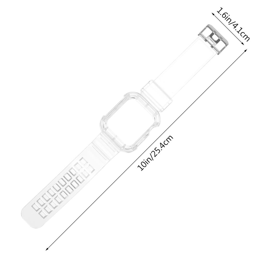 Transparent Watch Band Watch Wrist Band Watch Strap Replacement for Smartwatch