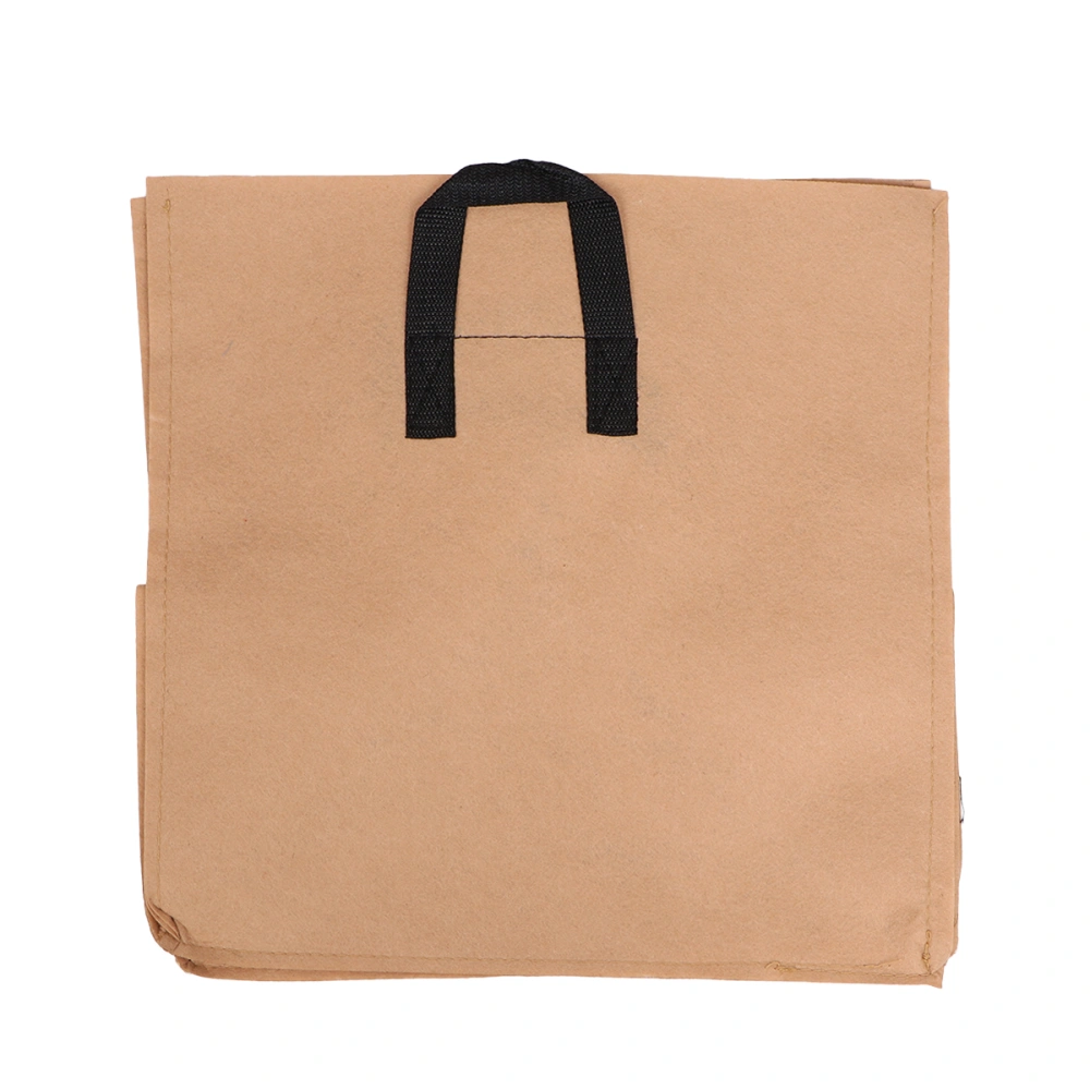 Plant Growth Bag Square Planting Bag Thickened Felt Non-Woven Vegetable Growing Bag for Home Garden (16 Gallon Thin 1.0 Camel Square 40x40x40)