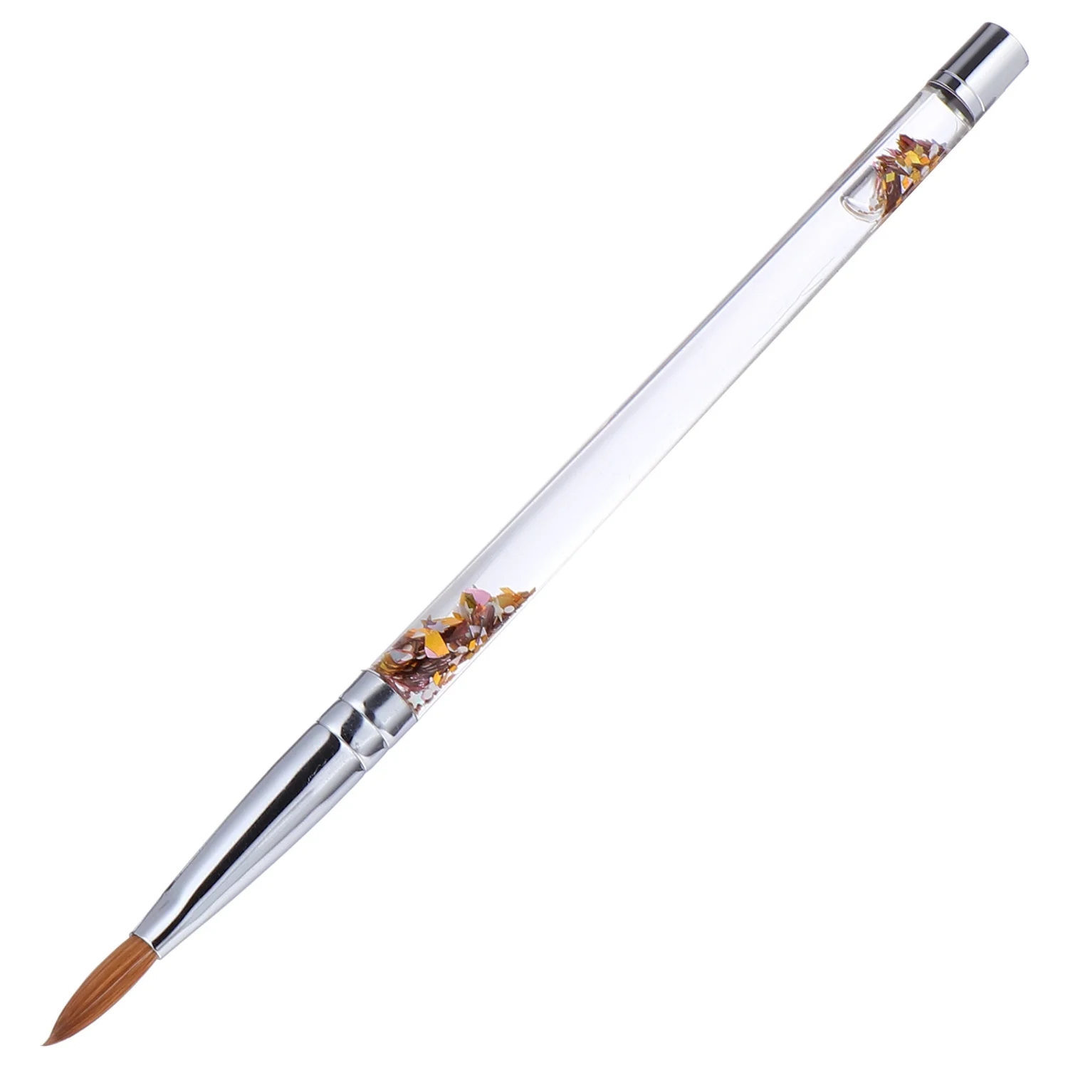 Creative Glitter Handle Nail Brush Nail Art Drawing Painting Pen for DIY