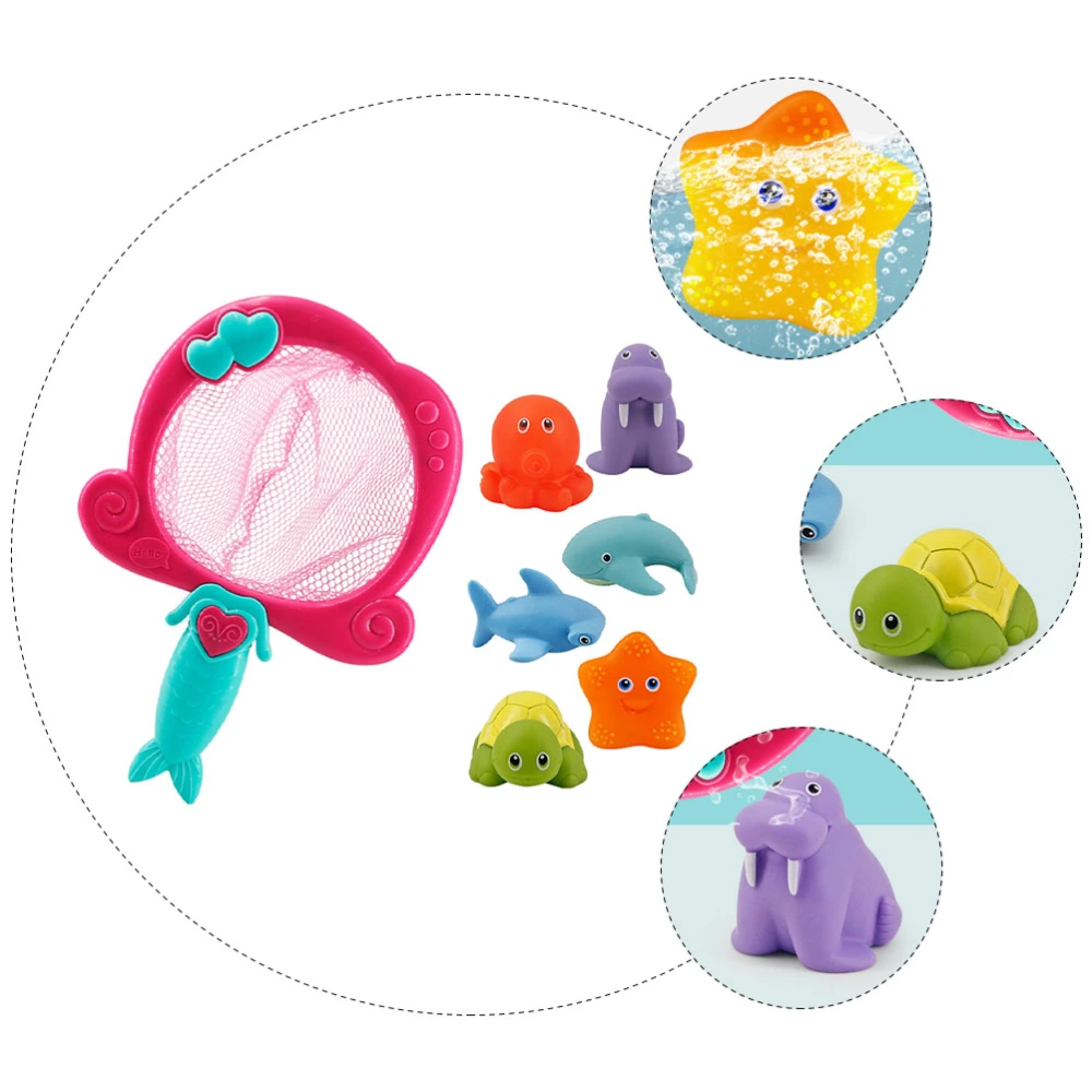 1 Set Funny Baby Bathing Toy Kids Bath Toy Plastic Shower Toys Bathtub Games Toy