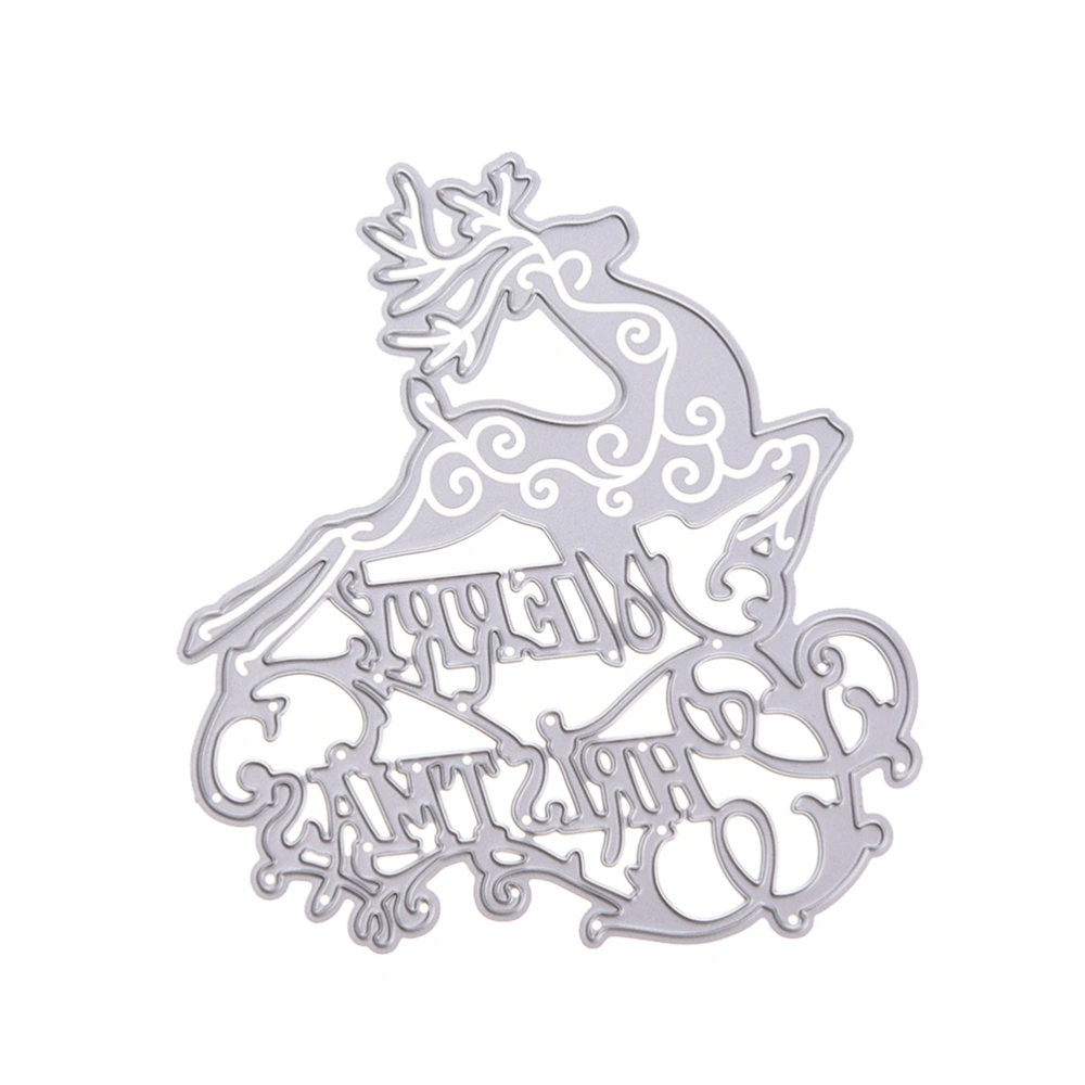 Cutting Dies Metal Stencil Template Mould DIY Metal Embossing Stencil For Album Scrapbooking Paper Art Craft Decor (Merry Christmas)