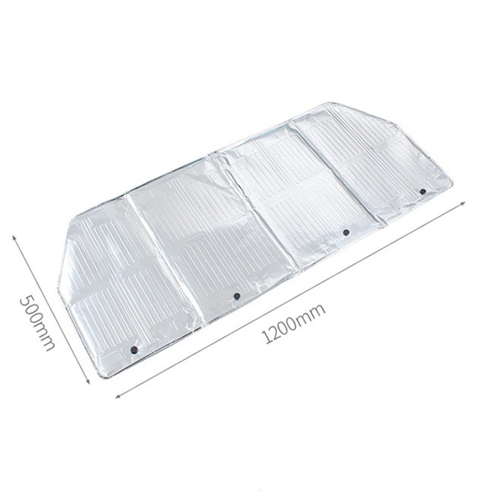 Kitchen Oil Guard Aluminum Foil Gas Stove Shield Oil Splatter Screen Kitchen Tool (120 x 50cm)
