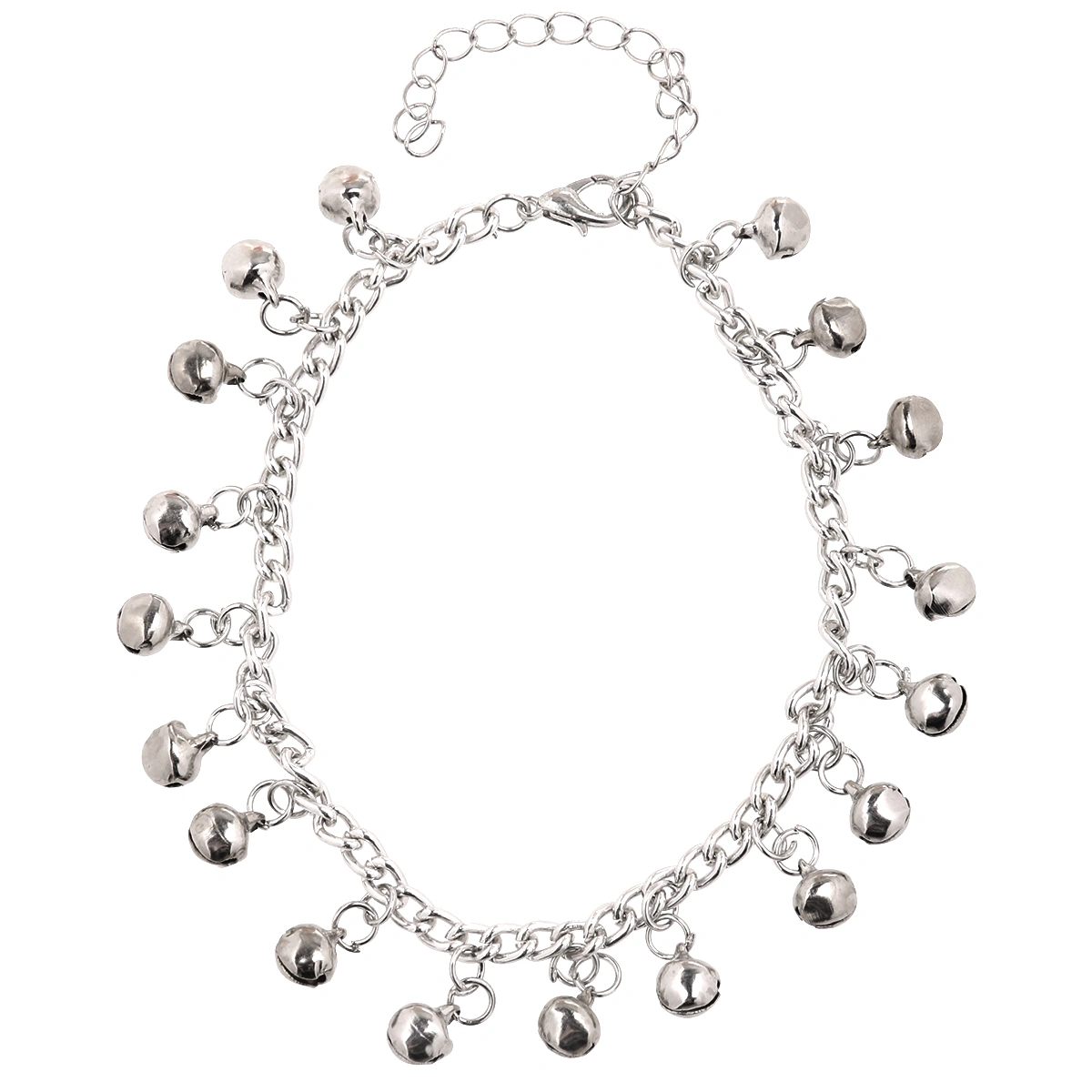 Fashion Women Beach Foot Bead Jewelry Anklet Chain Tassel Ankle (Silver)