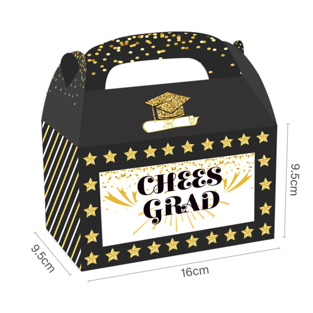 12pcs Graduation Theme Boxes Paper Congrats Grad Case Graduation Party Supplies