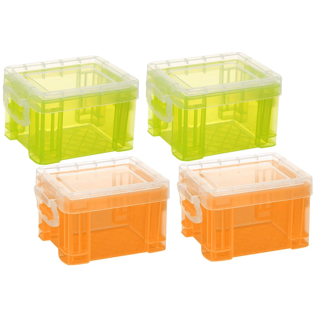 4Pcs Desktop Storage Organizer Sundries Storage Box Cosmetics Organizer Cosmetics Storage Bin