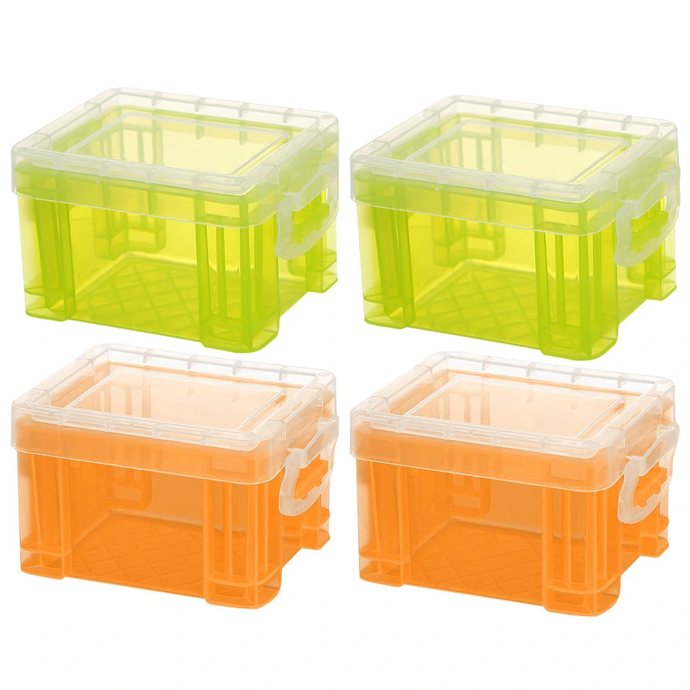 4Pcs Desktop Storage Organizer Sundries Storage Box Cosmetics Organizer Cosmetics Storage Bin