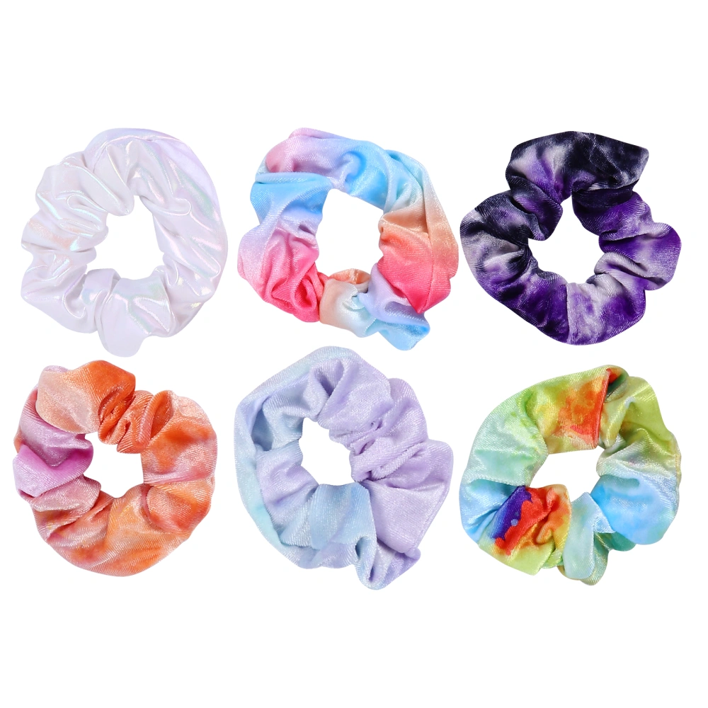 6Pcs Oversize Elastic Hair Scrunchies Rope Hair Band Ties for Women Girls