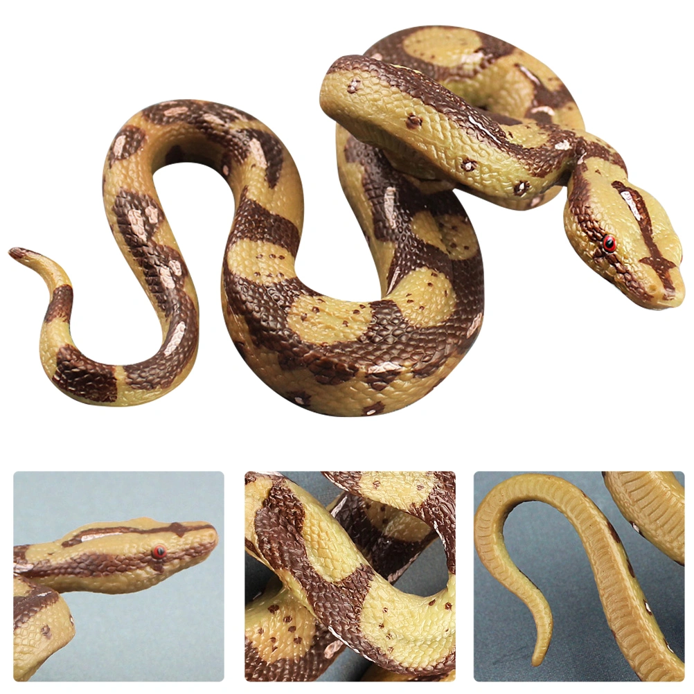 Vivid Fake Snakes Toy Realistic Snake Model Children Toy Halloween Prank Prop