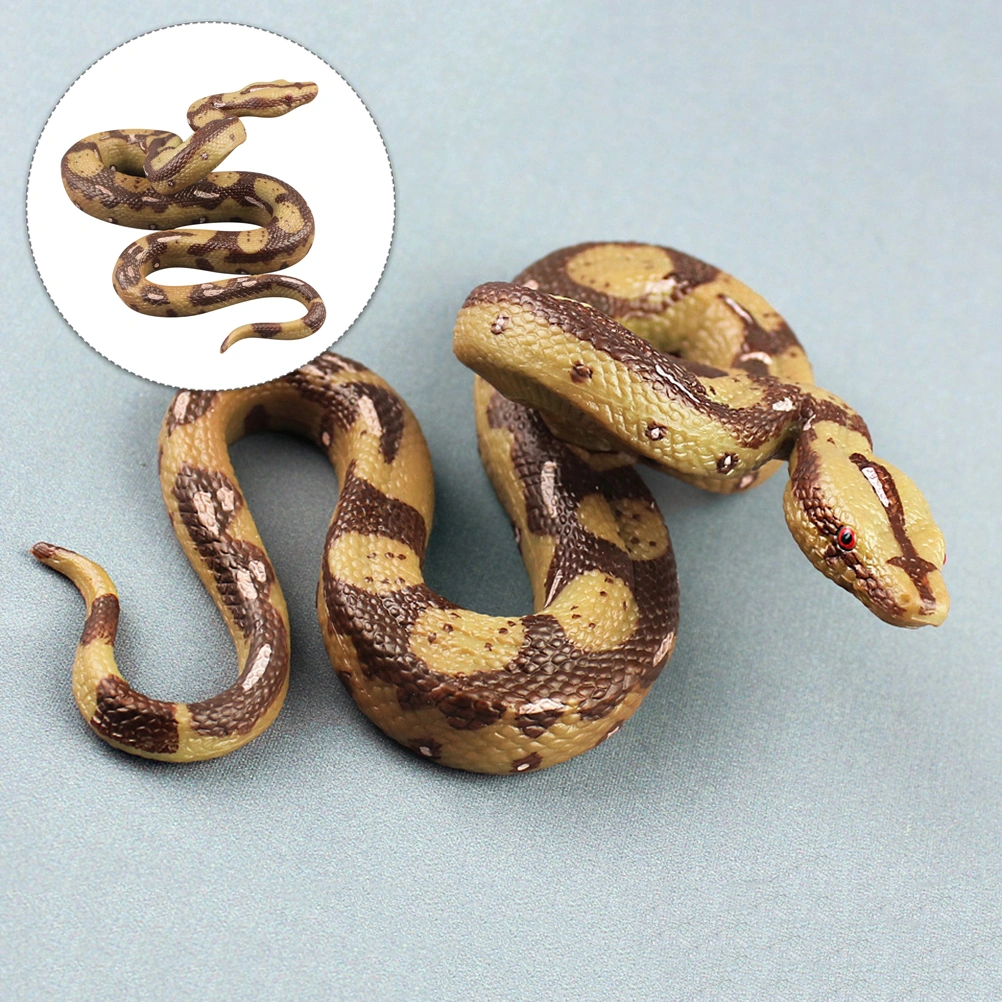Vivid Fake Snakes Toy Realistic Snake Model Children Toy Halloween Prank Prop
