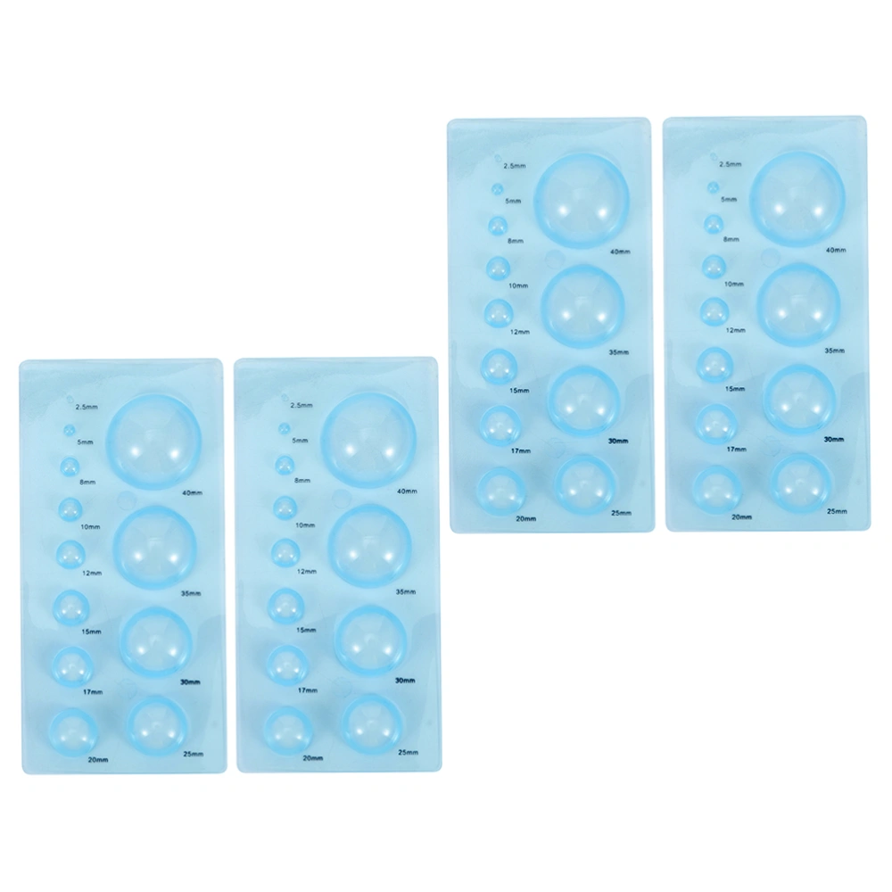 4 Pcs Paper Quilling Mould DIY Paper Craft Tools Practical Paper Quilling Tool