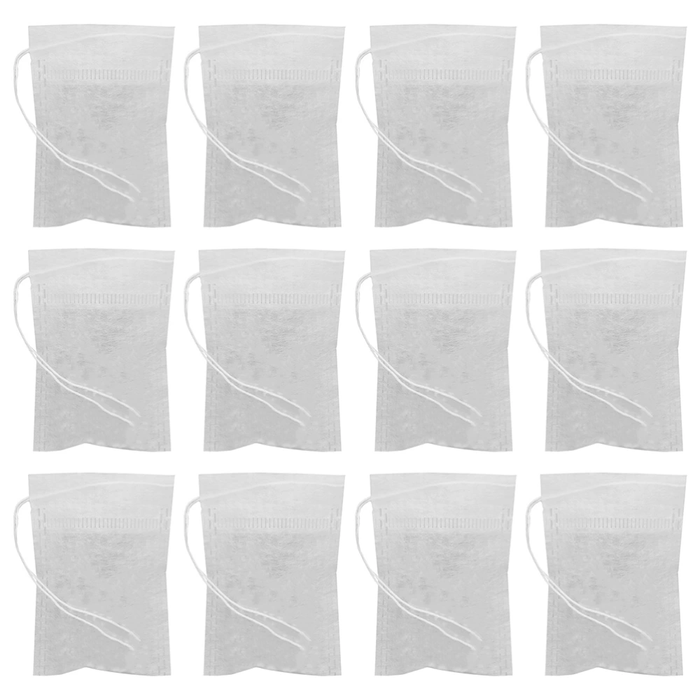 100pcs Tea Filter Drawstring Bags Tea Infusers Bags Zein Fiber Tea Bags