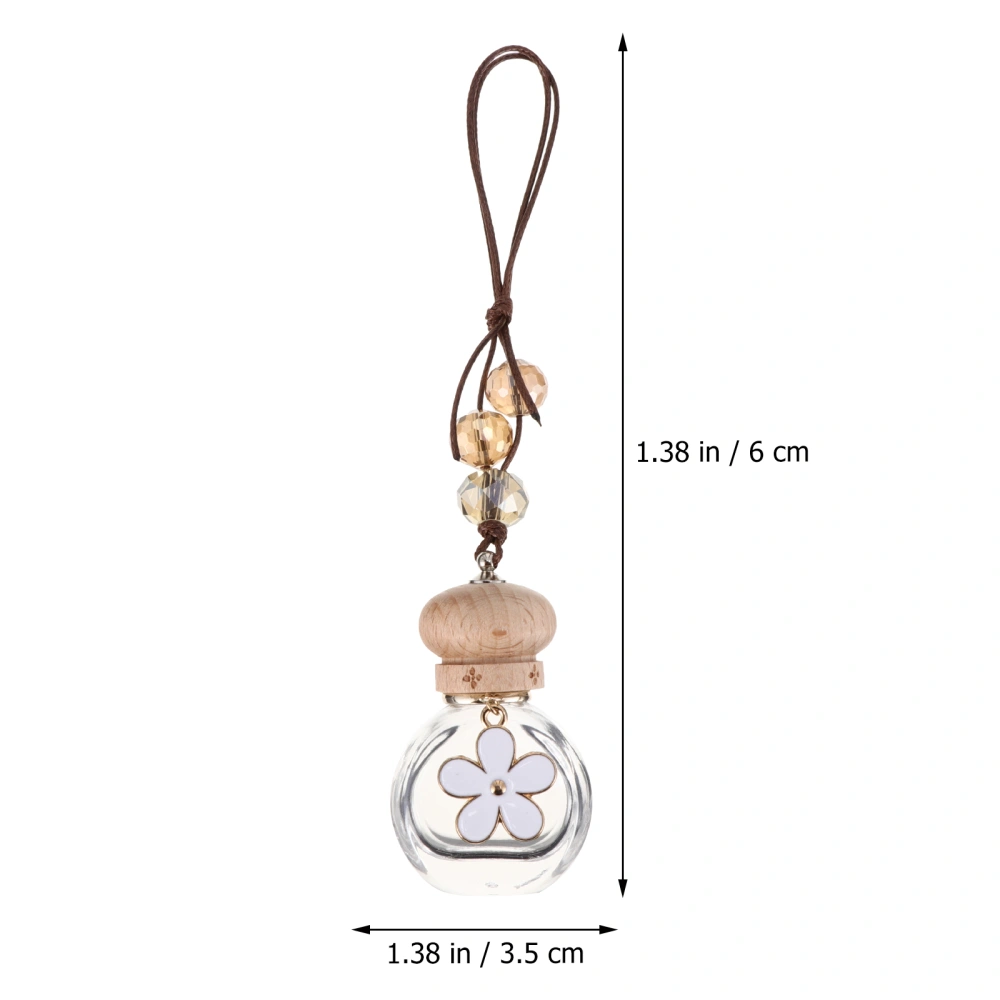 1pc 6ml Perfume Bottle Pendant Essential Oil Bottle Pendant Car Hanging Pendant