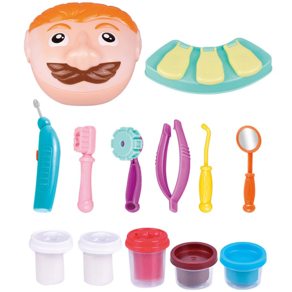 1Set Children Plasticine Mold Toys Children Dental Tool Set Clay Mold Plaything