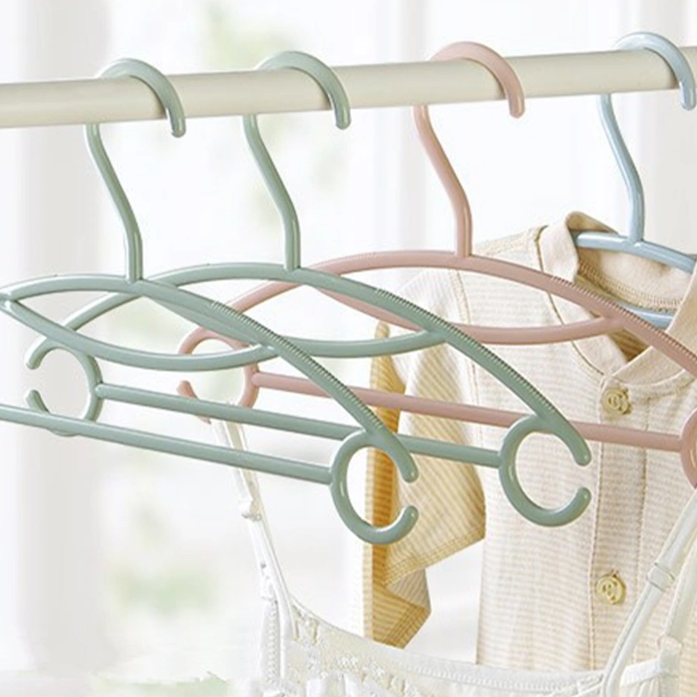 20pcs Seamless Non-skid Clothes Hanger Baby Clothing Holder Home Supply