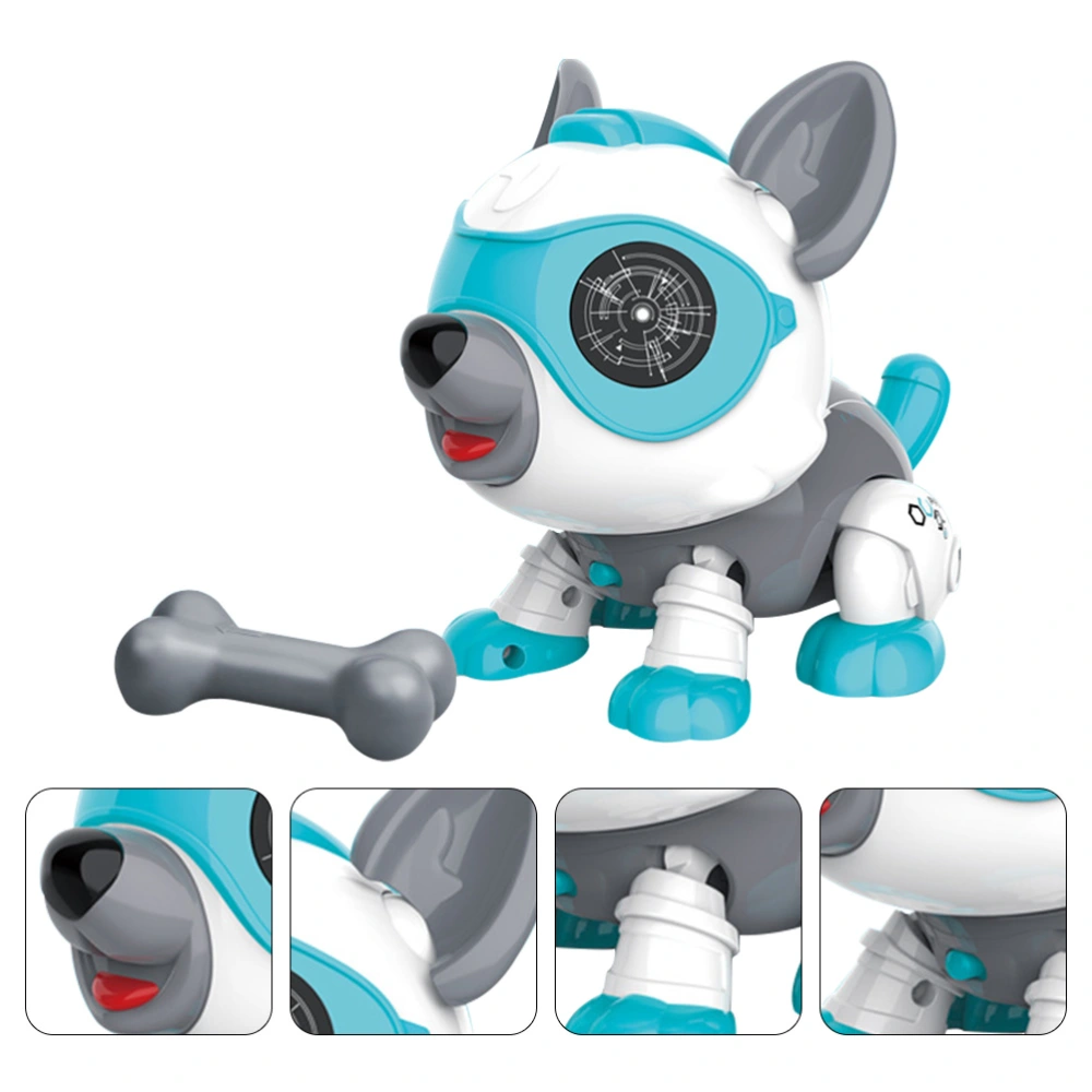 1pc Robot Dog Smart Walking Electronic Dog DIY Children Voice Control Toy