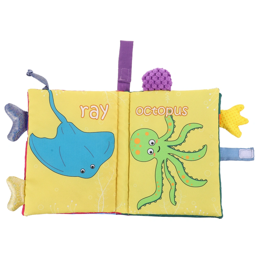 1Pc Children Cloth Book Educational Toy Plaything Baby Book Animal Toy