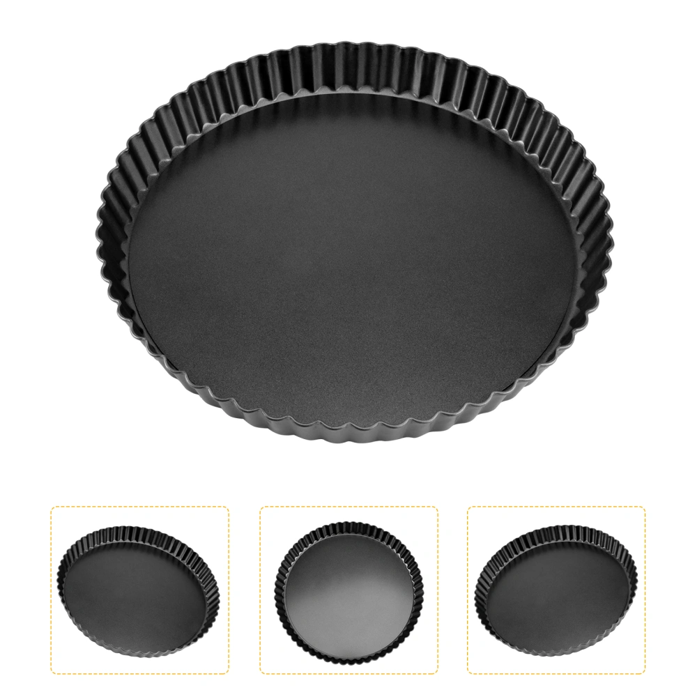 9 inch Non-stick Pizza Pan Quiche Pan With Removable Bottom Removable Loose Bottom Quiche Pan Tart Pie Pan