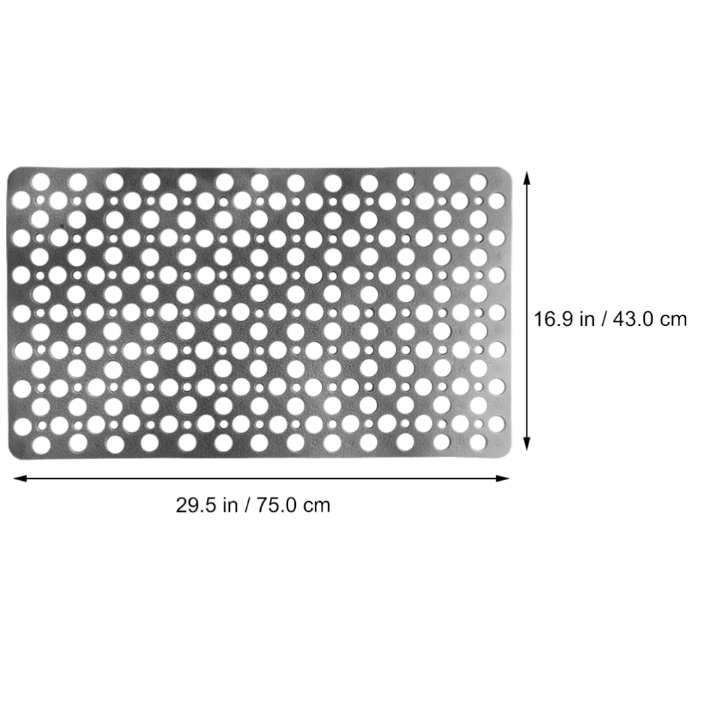 Non-Slip Bathtub Mat Bathroom Floor Bathmat with Strong Suction Cups