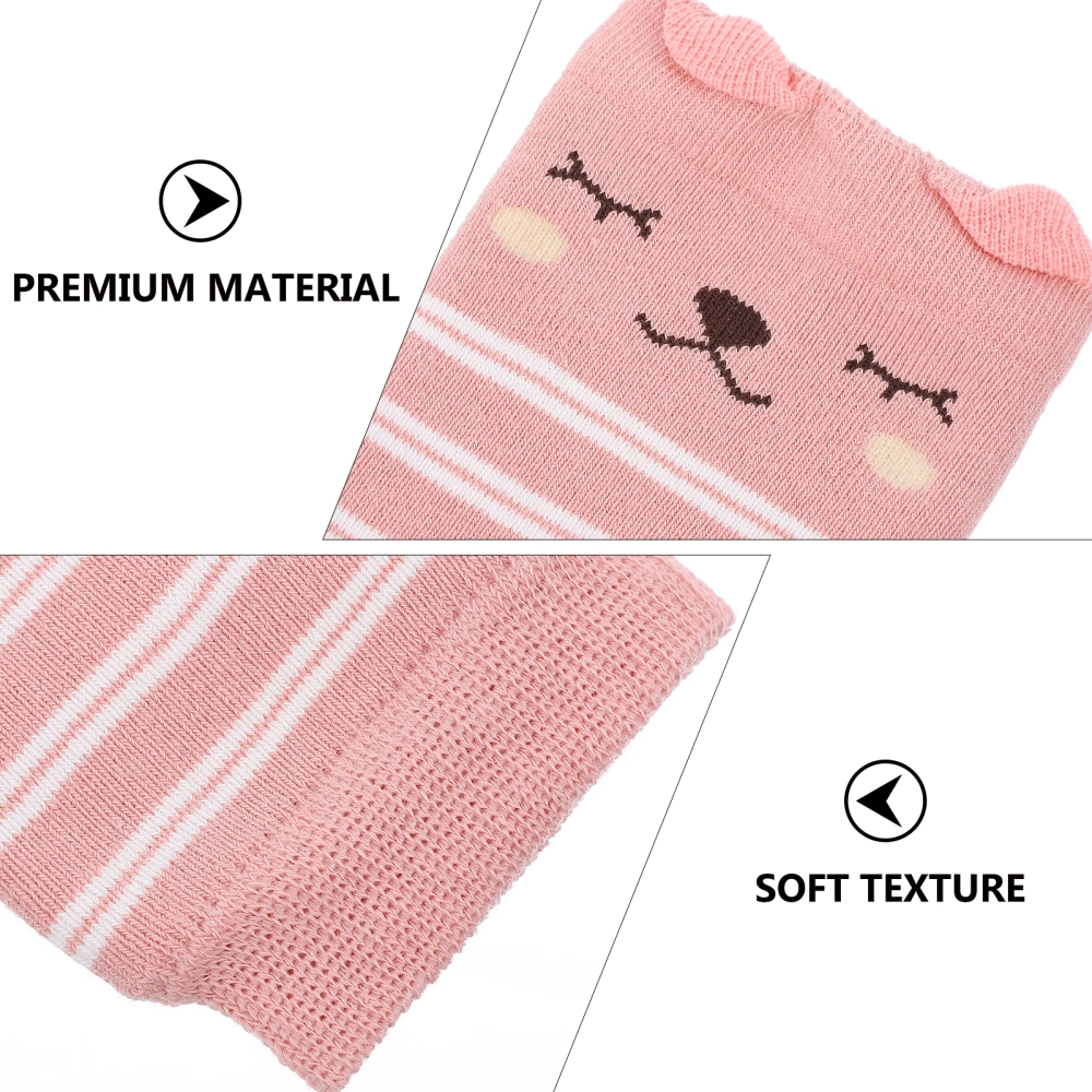 Cartoon Baby Anti-Slip Knee Pad Infant Toddler Thick Long Leg Warmer (Rabbit)