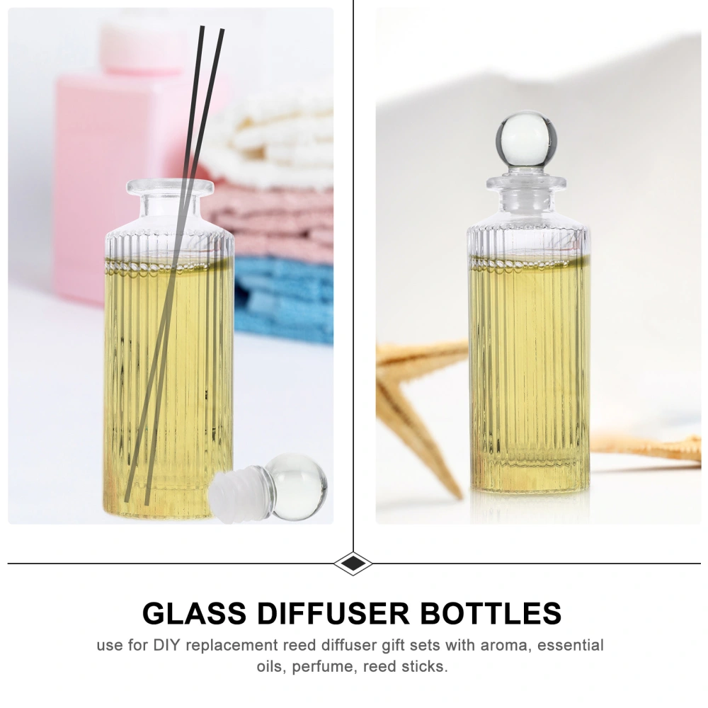 1 Set 150ml Glass Diffuser Bottles Refillable Aromatherapy Diffuser Container