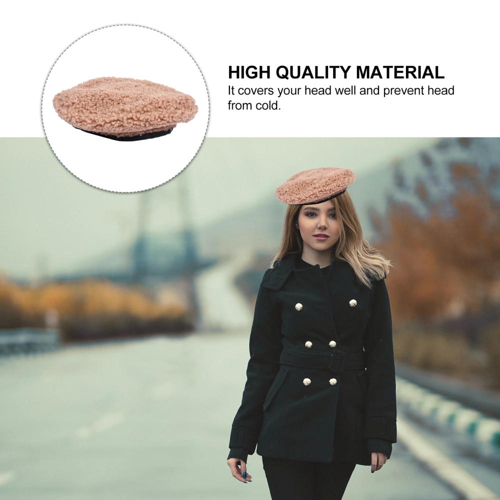 Ladies Plush Beret Warm Autumn Beret Fashion Hat Beret Women Beret