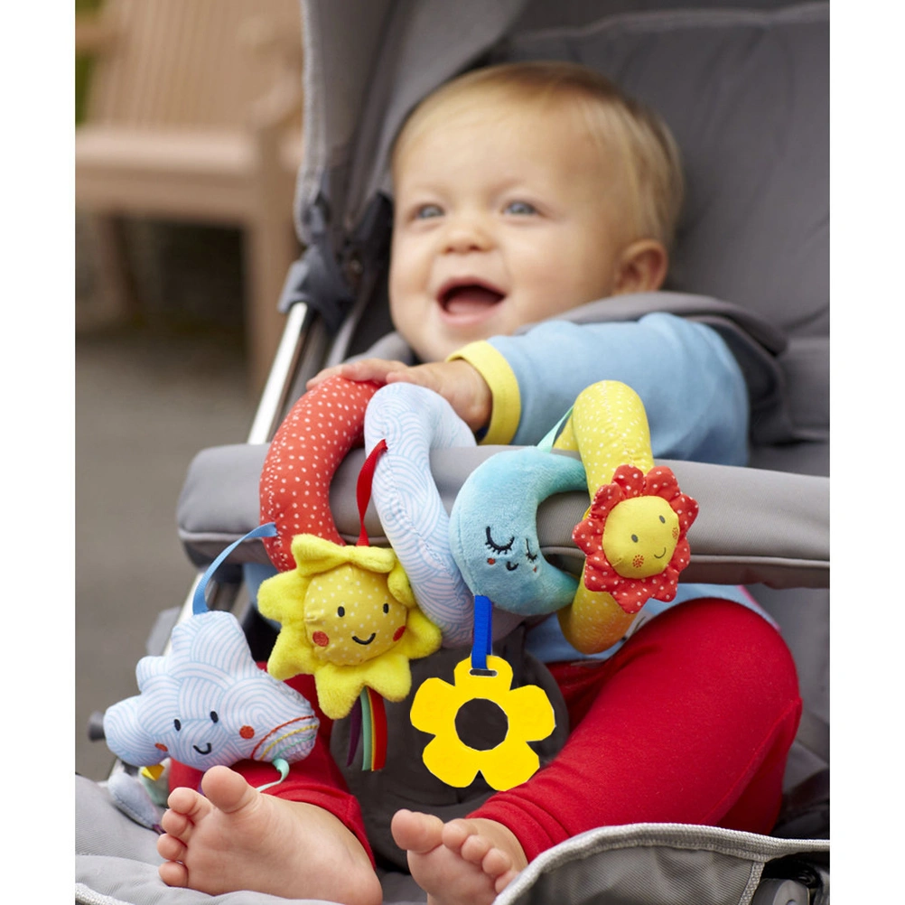 Baby Infant Crib Toy Wrap Around Crib Rail Toy Stroller Toy Baby Educational Toys